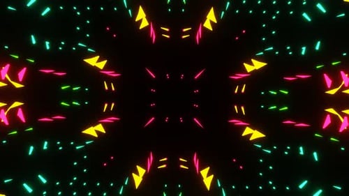 Vj Loop Rotation Of Flashing Lights 02
