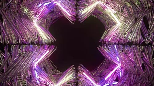 Intensiv blinkende Vj Neonlichter 4 4k