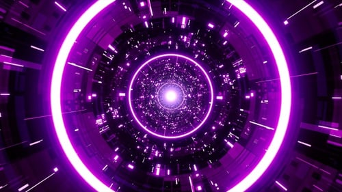 Purple Cyber Vj Loop
