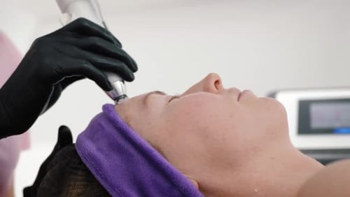 Facial Treatment at a Health and Beauty Clinic