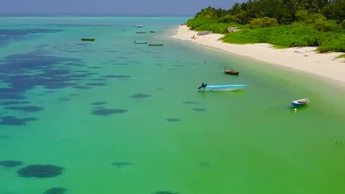 Aerial view abstract of sea view beach by blue water with sand background