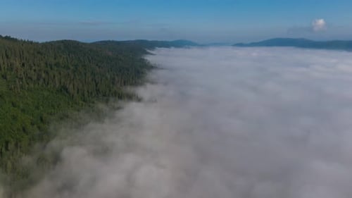 Aerial Hyperlapse Cloud Field