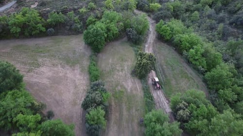 Vista aérea de la zona rural