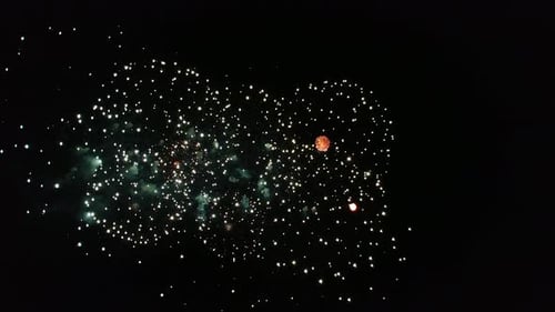 Beautiful Fireworks Show on Independence Day