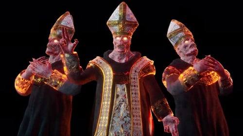 Cursed Pope VJ Loop