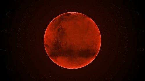 4k Holographic Mars. Loop