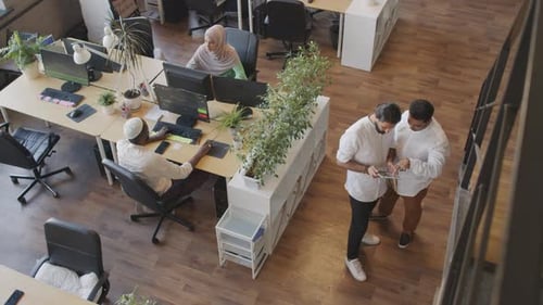 People in Office High-angle