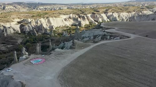 Paysages de Cappadoce photographiés sur un Drone, Turquie