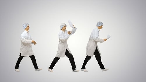 Male medicine doctor checking something at his papers Medical