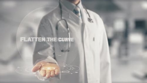 Futuristic Holographic Text Reveal for Medical Technology