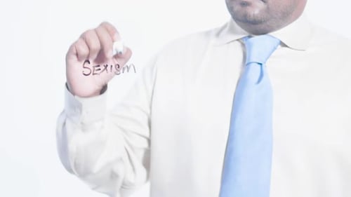 Asian Businessman Writes Sexism