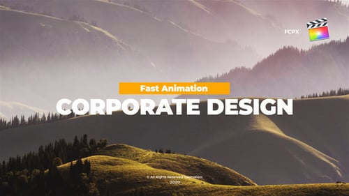 Clean Minimalist Corporate Title Card Reveals