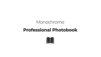 Monochrome. Professional Photobook