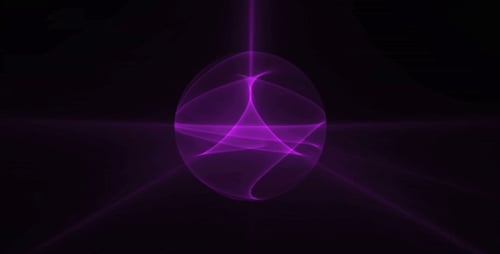 Pink Ray Ball - HD Loop