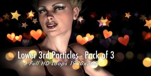 Animated Lower Third Pack With Bokeh, Hearts, And Stars
