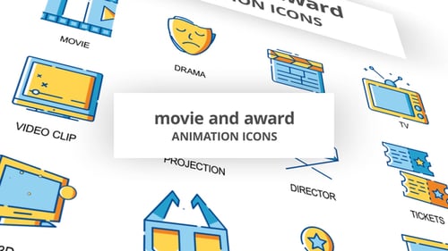 Movie & Award - Animation Icons