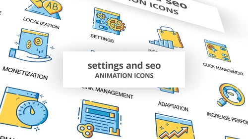 Settings & Seo - Animation Icons