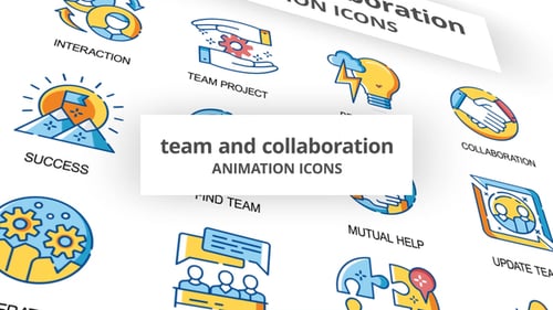 Team & Collaboration - Animation Icons