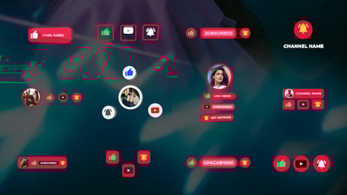 Subscriber Buttons || After Effects