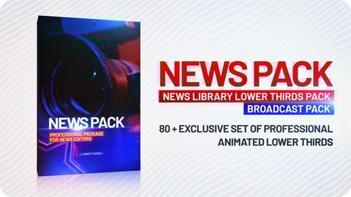 News Pack Lower Thirds Mogrt