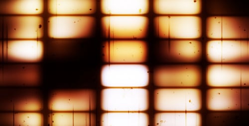 Grungy Film Grain Light Grid Flicker Background
