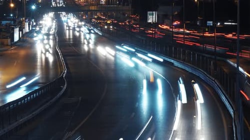 Car Traffic Time Lapse