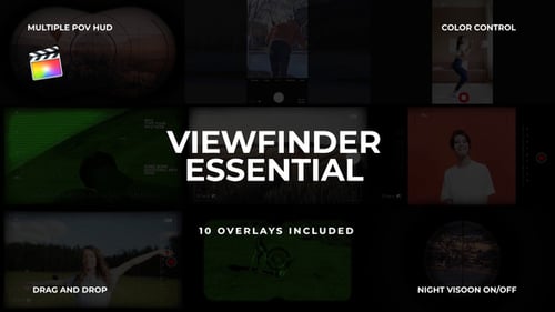 Animated Camera Viewfinders and HUD Overlays Pack