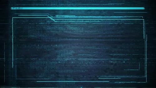 Abstract Digital File Dossier of Various Pandemic Viruses Background Loop with Distortion