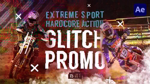 Deportes extremos y acción hardcore//Promoción Glitch
