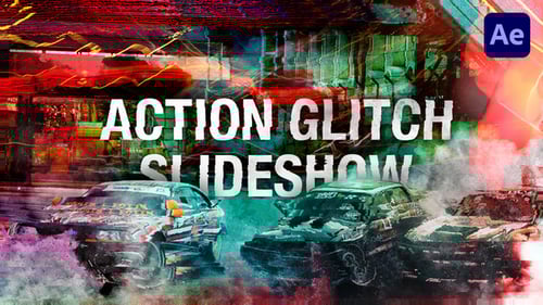 Action Glitch Slideshow