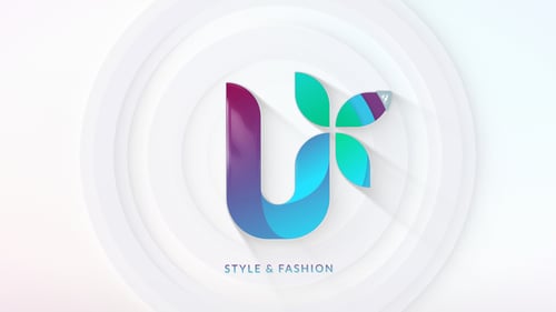 Glossy Logo Reveal for Fashion and Style Brands
