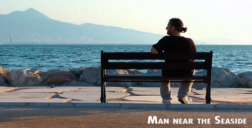 Man Near The Seaside