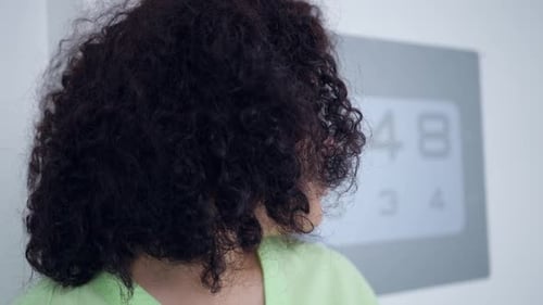 Young Adult in a Medical Setting Close-Up