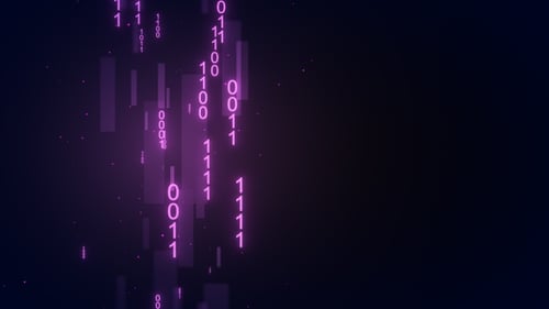 Binary Code Background V10