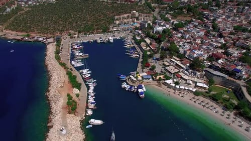 Vues aériennes de Kalkan, Turquie 03
