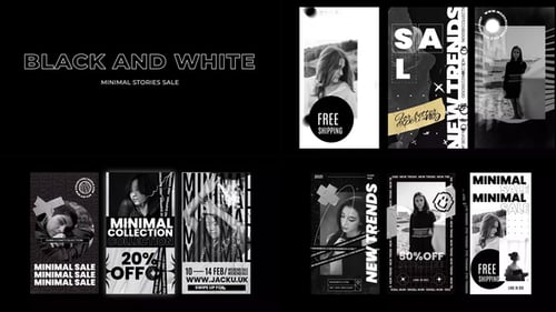 Black and White Stories Minimal