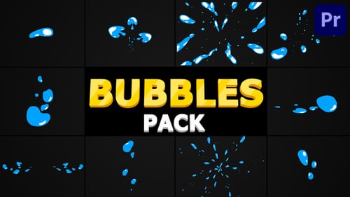 Dynamic Liquid Bubble Motion Graphics Pack for Video Projects