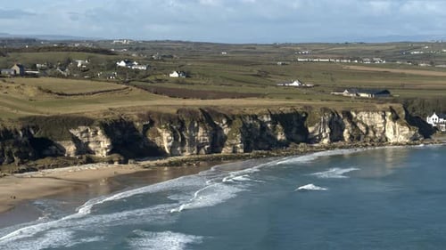 Whitepark Bay in County Antrim, Northern Ireland