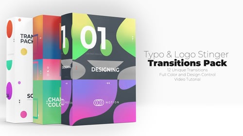 Modern Geometric Transitions with Dynamic Typography
