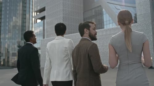 Going to the Office Building