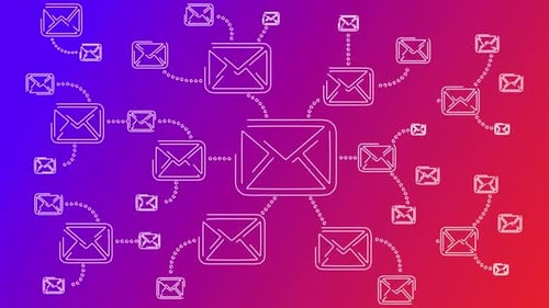 Email Marketing Background Animation