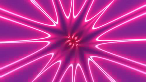 Dynamic Abstract Light Ray Burst Transition