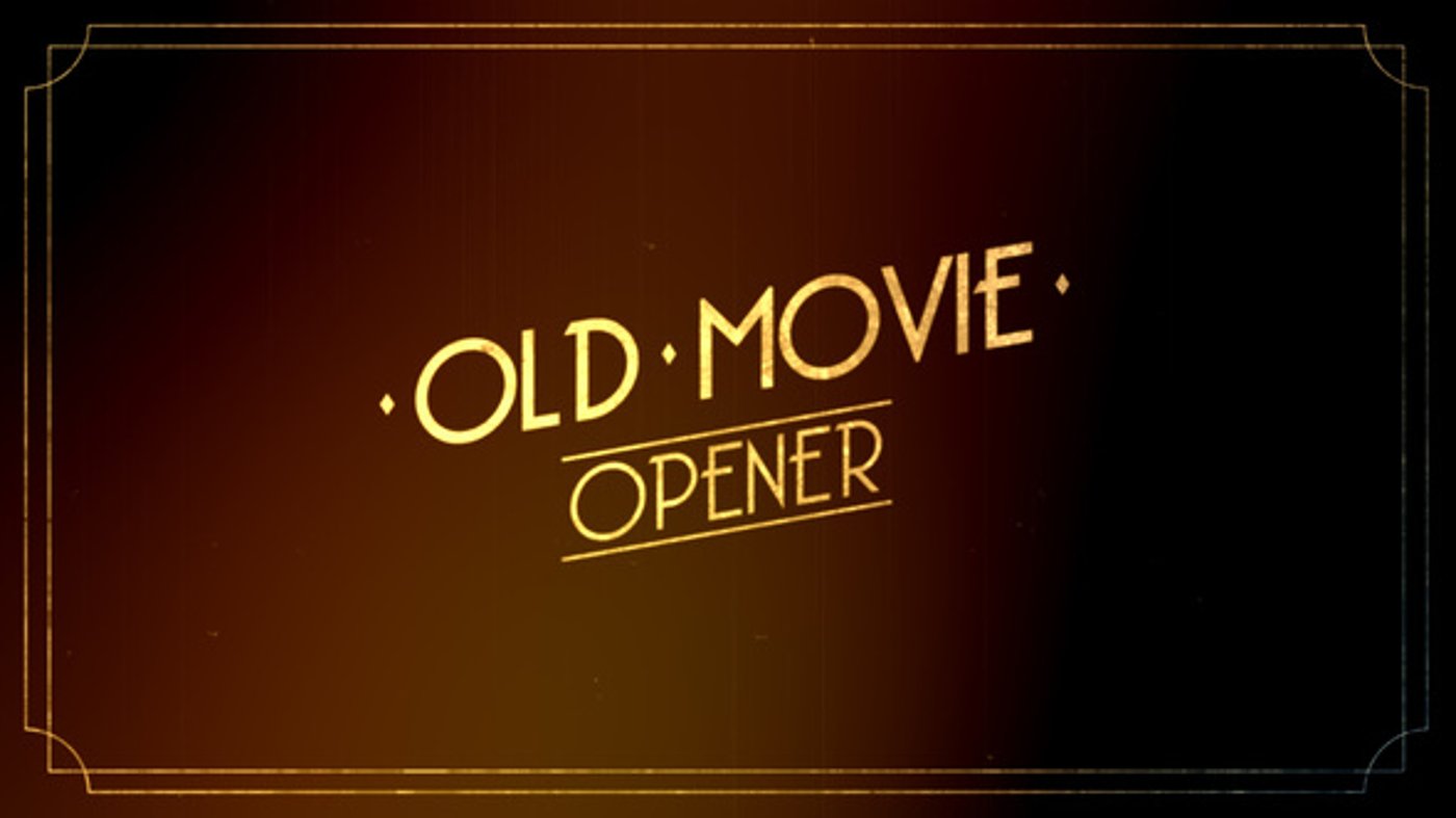 Old Movie Intro, Openers ft. old film title & movie logo - Envato
