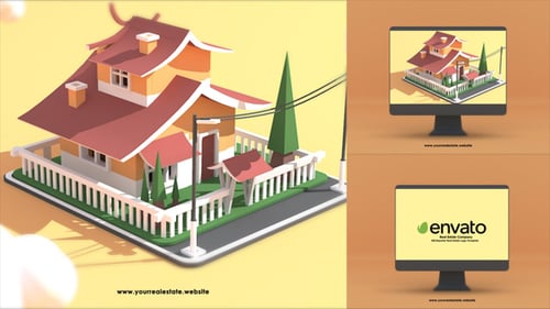 Real Estate Logo Intro