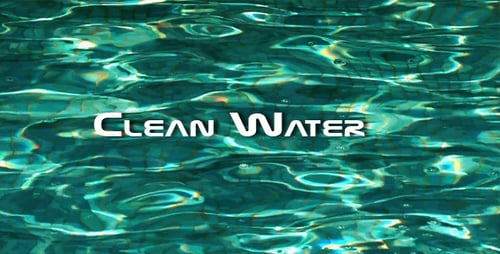 Turquoise Water Waves Shimmering in Swimming Pool