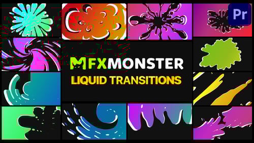 Liquid Transitions | Premiere Pro MOGRT