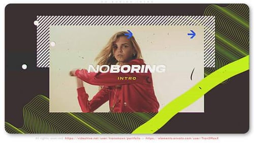 Dynamic Glitch Intro with Bold Modern Typography