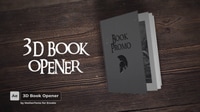 3D Book Opener \ AE