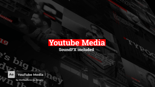 Dynamic YouTube Typography and Call-to-Action Motion Graphics