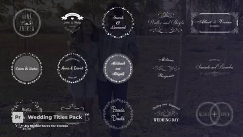 Wedding Titles \ Premiere Pro